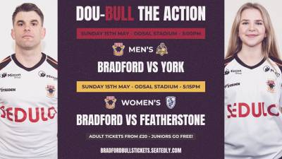 TICKETS FOR DOUBLE HEADER NOW ON SALE