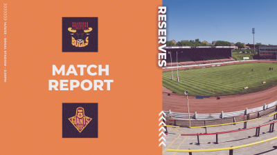 RESERVES MATCH REPORT