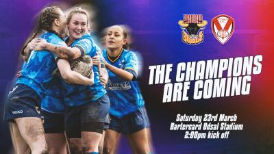 WOMEN TO HOST DEFENDING CHAMPIONS THIS SATURDAY