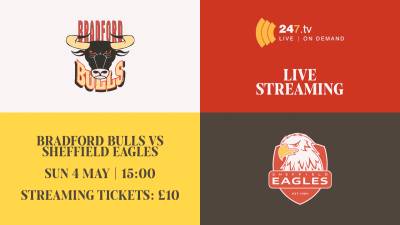 BULLS VS EAGLES TO BE STREAMED