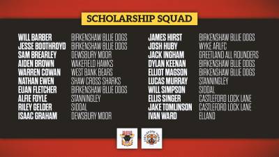 SCHOLARS SQUAD NAMED FOR TIGERS CLASH