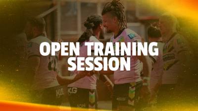 EARLY BIRD SEASON TICKET HOLDERS INVITED TO OPEN TRAINING SESSION