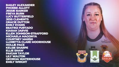 WOMEN'S SQUAD NAMED FOR SHEFFIELD CLASH