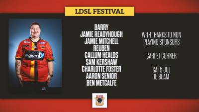 LDSL SQUAD NAMED FOR CASTLEFORD FESTIVAL