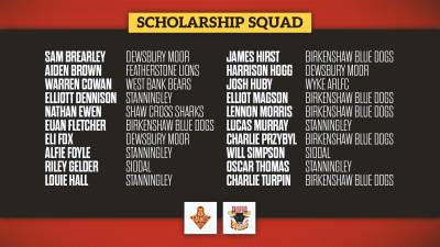 SCHOLARSHIP SQUAD NAMED FOR GIANTS CLASH