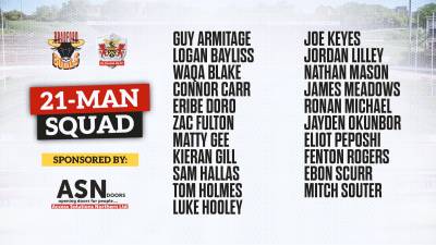 BRIAN NOBLE NAMES ASN-DOORS 21-MAN SQUAD FOR OLDHAM CLASH