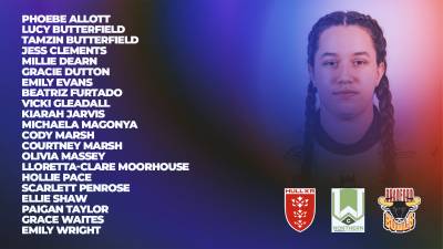WOMEN'S SQUAD NAMED FOR KR CLASH