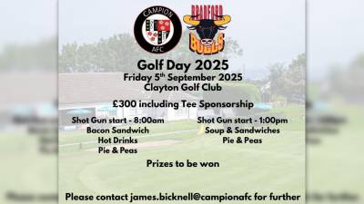 BULLS TEAM UP WITH CAMPION FOR 2025 GOLF DAY