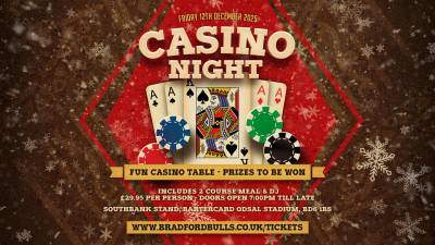 CHRISTMAS CASINO NIGHT RETURNS!