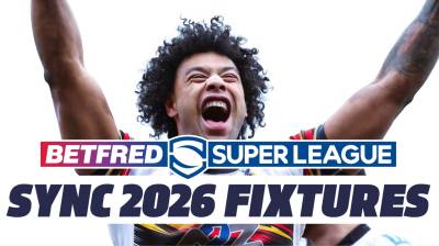 SYNC 2026 SUPER LEAGUE FIXTURES DIRECT TO YOUR PHONE
