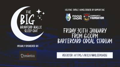 LA ROMANTICA BEDS SPONSOR THE BIG BRADFORD BULLS SLEEP OUT