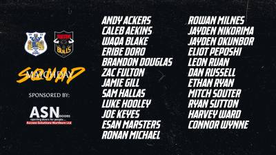 HAGGERTY NAMES SQUAD FOR DONS CLASH